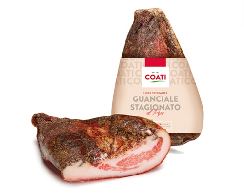 GUANCIALE STAGIONATO AL PEPE