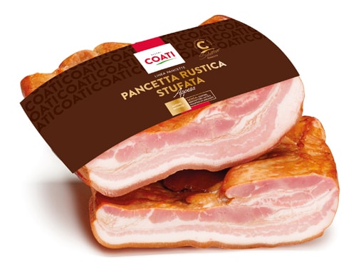 pancetta rustica stufata appesa